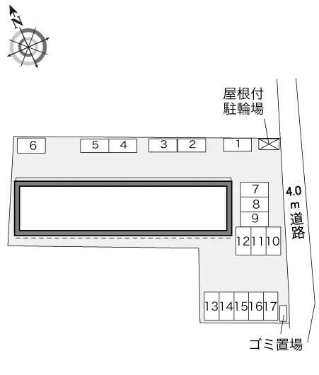 ★手数料０円★鈴鹿市道伯４丁目　月極駐車場（LP）